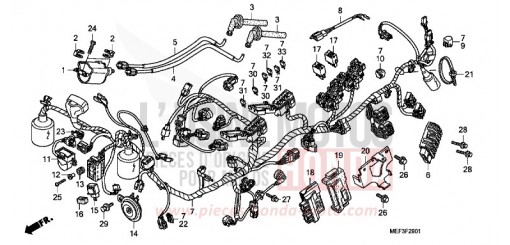 FAISCEAU DES FILS (FJS400D9/FJS400A) FJS400D9 de 2009